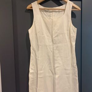 White linen dress!